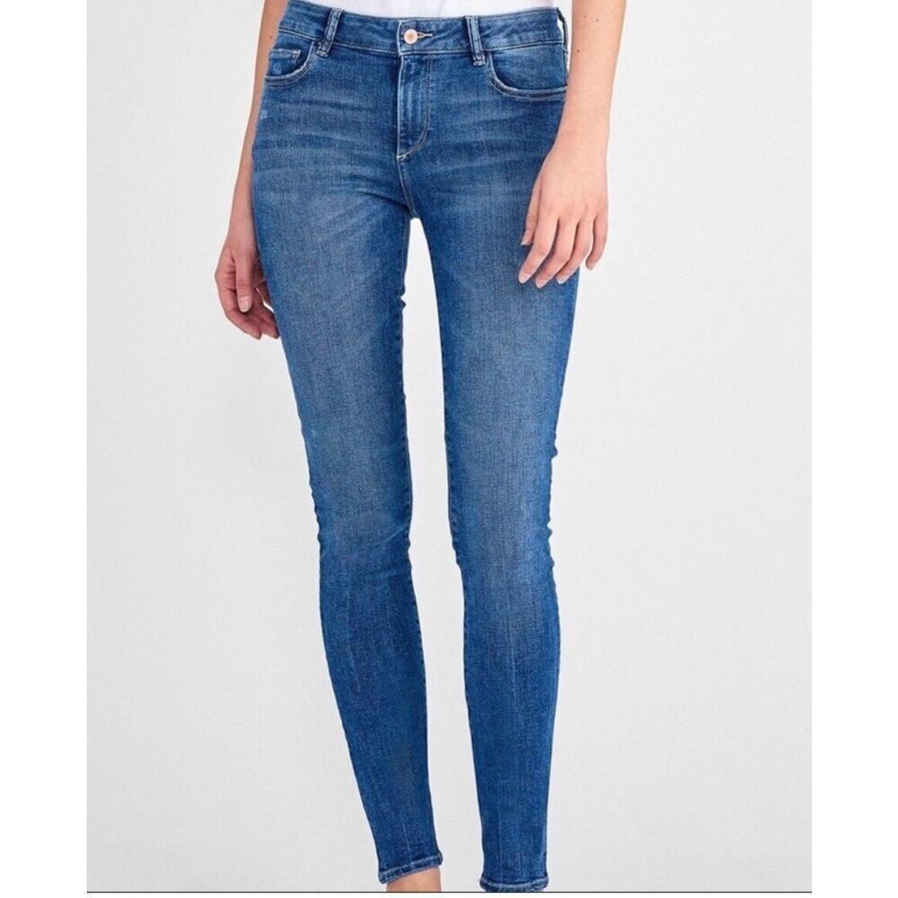 DL1961 Florence 34” mid rise instrasculpt jeans size 28